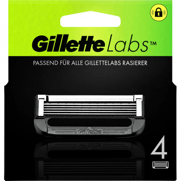 Лезвия для бритвы Gillette Labs, 4 шт. в Чебоксарах