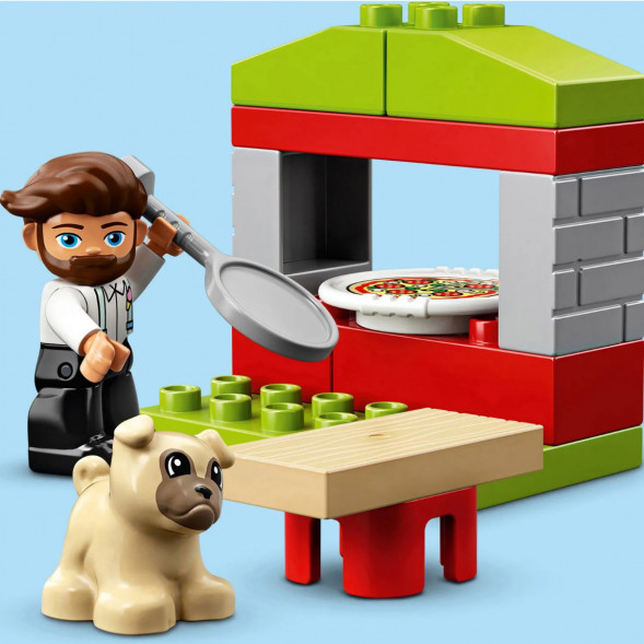 Конструктор LEGO DUPLO 10927 Town Киоск-пиццерия в Чебоксарах