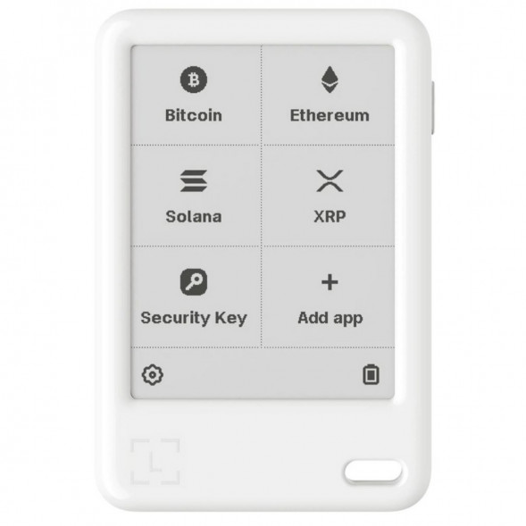 Комплект Криптокошелек Ledger Nano Gen5, белый + Декоративные бейджи (Set 3) в Чебоксарах