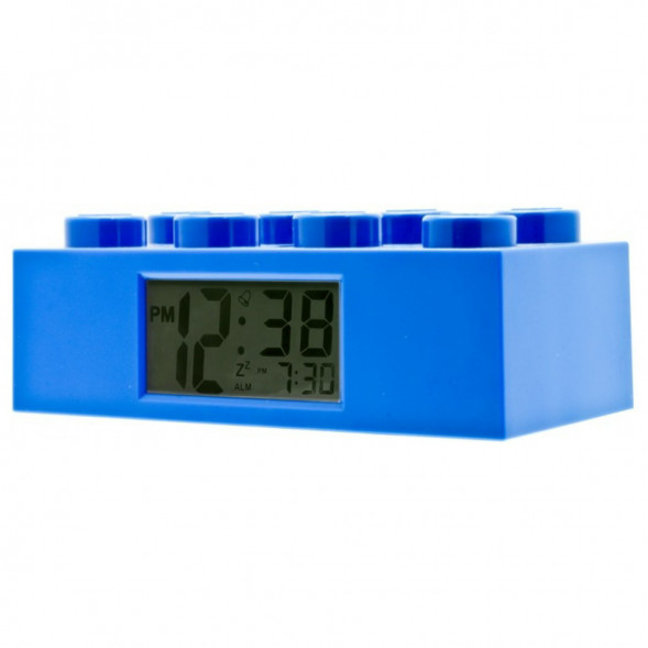 Будильник LEGO 9002151 Кирпичик, синий в Чебоксарах