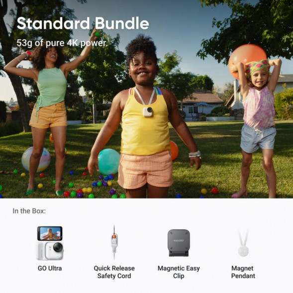 Экшн-камера Insta360 GO Ultra Standard Bundle, White в Чебоксарах