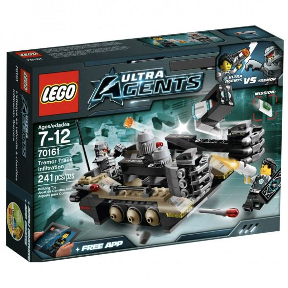 Конструктор LEGO Ultra Agents 70161 Проникновение гусеничного танка Тремора в Чебоксарах