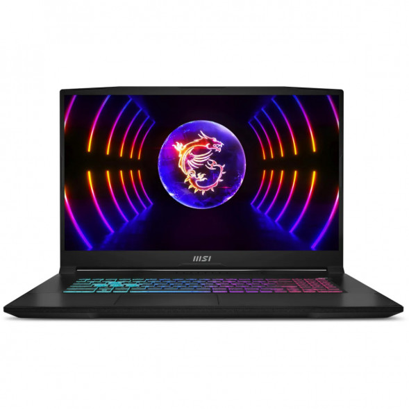 Ноутбук MSI Katana 17 B13VEK-1624XRUY (17.3&amp;quot;, IPS, Intel Core i5 13420H 2.1ГГц, 8 ядер, 16ГБ DDR5, 512ГБ SSD, NVIDIA GeForce RTX 4050 - 6 ГБ, без ОС), черный в Чебоксарах
