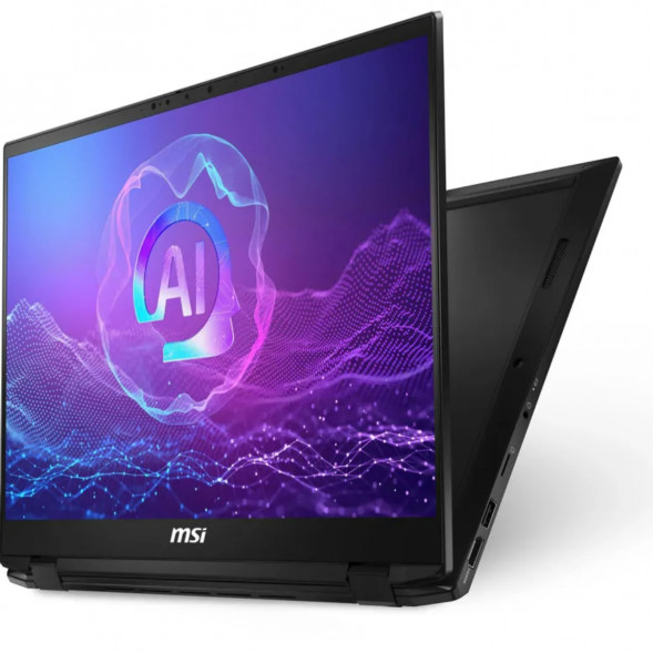 Ноутбук трансформер MSI Summit Pro 16 AI A2HVETG-084RU (16&amp;quot;, IPS, Intel Core Ultra 9 285H 2.9ГГц, 16 ядер, 32ГБ LPDDR5, 1ТБ SSD, NVIDIA GeForce RTX 4050 - 6 ГБ, Windows 11 Pro), черный в Чебоксарах