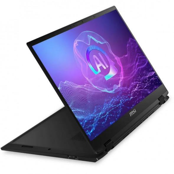 Ноутбук трансформер MSI Summit Pro 16 AI A2HVETG-084RU (16&amp;quot;, IPS, Intel Core Ultra 9 285H 2.9ГГц, 16 ядер, 32ГБ LPDDR5, 1ТБ SSD, NVIDIA GeForce RTX 4050 - 6 ГБ, Windows 11 Pro), черный в Чебоксарах