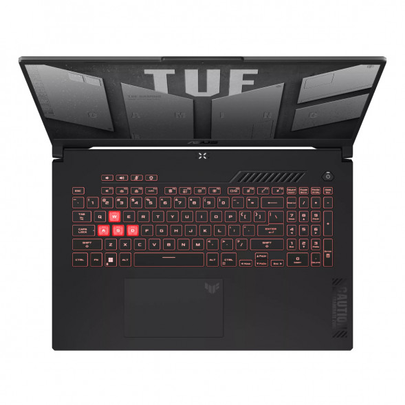 Ноутбук ASUS TUF Gaming A17 FA707NUG-HX156 (17.3&amp;quot;, IPS, 6 ядер, AMD Ryzen 7 7445HS 3.2 ГГц, 16 ГБ DDR5, SSD 512 ГБ, NVIDIA GeForce RTX 4050 - 6 ГБ, без ОС), черный в Чебоксарах