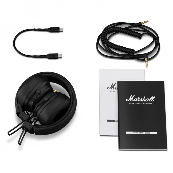 Беспроводные наушники Marshall Major V, чёрный в Чебоксарах