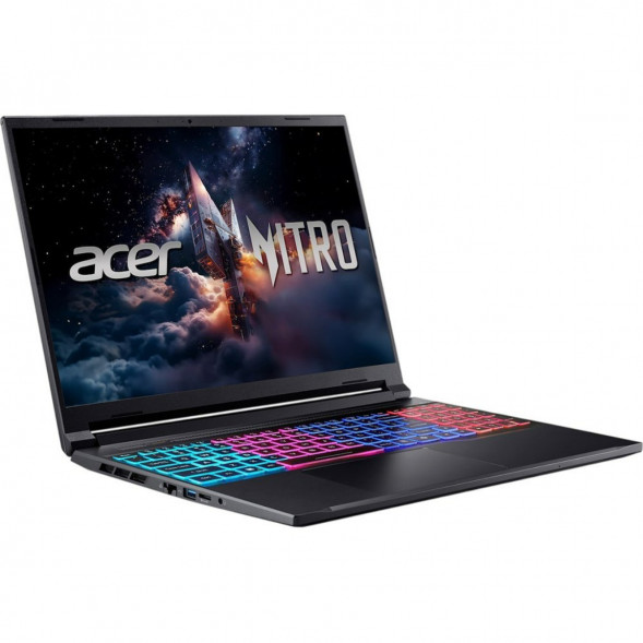 Ноутбук Acer Nitro V 16S ANV16S-71-71MF (16&amp;quot;, IPS, Intel Core 7 240H 2.5ГГц, 10 ядер, 16Гб DDR5, 1Тб SSD, RTX 5060 8Гб, Windows 11 Pro), черный в Чебоксарах