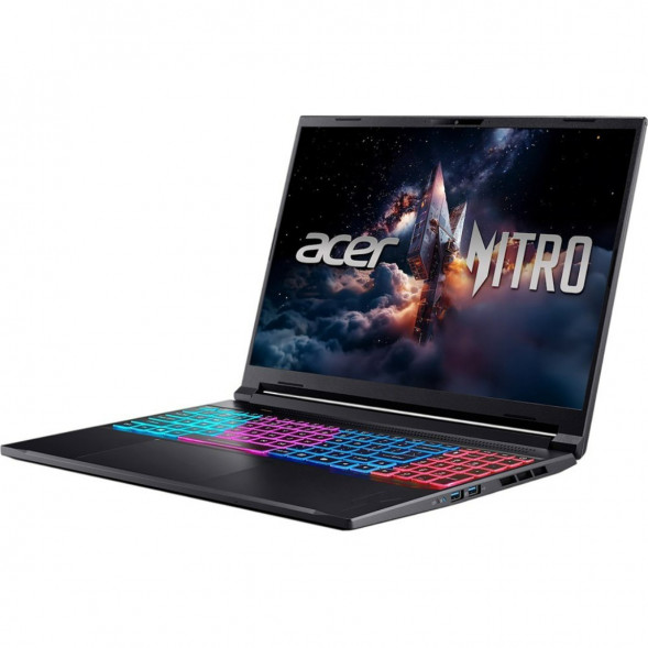 Ноутбук Acer Nitro V 16S ANV16S-71-71MF (16&amp;quot;, IPS, Intel Core 7 240H 2.5ГГц, 10 ядер, 16Гб DDR5, 1Тб SSD, RTX 5060 8Гб, Windows 11 Pro), черный в Чебоксарах
