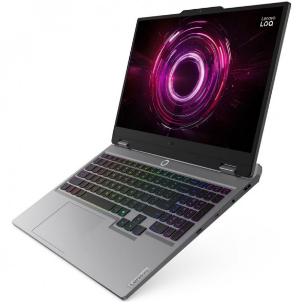 Ноутбук Lenovo LOQ 15AHP10 (83JG003DPB) (15.6&amp;quot;,  IPS, AMD Ryzen 5 220, 6 ядер, 16 ГБ DDR5, SSD 512 ГБ, NVIDIA GeForce RTX 5050 - 8 ГБ, без ОС), серый в Чебоксарах