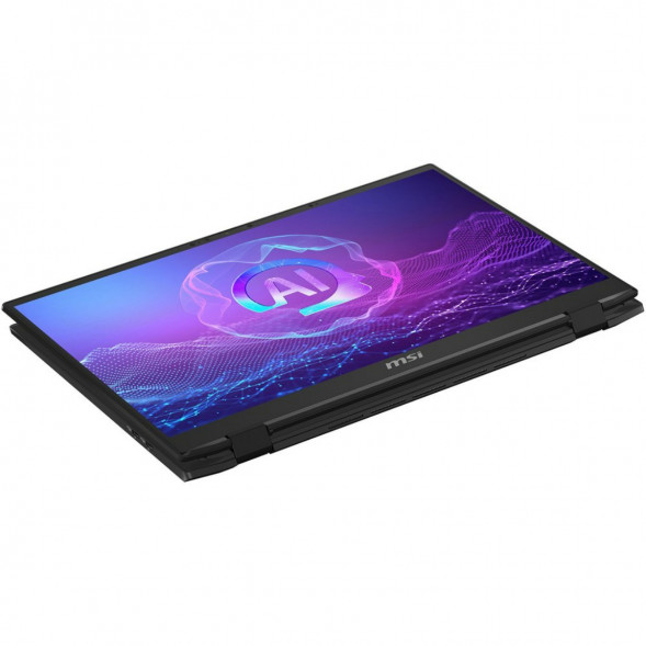Ноутбук трансформер MSI Summit Pro 16 AI A2HVETG-085RU (16&amp;quot;, IPS, Intel Core Ultra 7 255H 2ГГц, 16 ядер, 32ГБ LPDDR5, 1ТБ SSD, NVIDIA GeForce RTX 4050 - 6 ГБ, Windows 11 Pro), черный в Чебоксарах