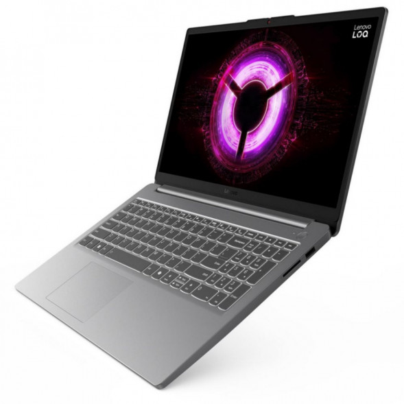 Ноутбук Lenovo LOQ 15ARP10E (83S0007FUS) (15.6&amp;quot;, IPS, AMD Ryzen 7 170 3.2 ГГц, 8 ядер, 16 ГБ DDR5, SSD 512 ГБ, NVIDIA  GeForce RTX 4050 - 6 ГБ, Windows 11 Home), серый в Чебоксарах