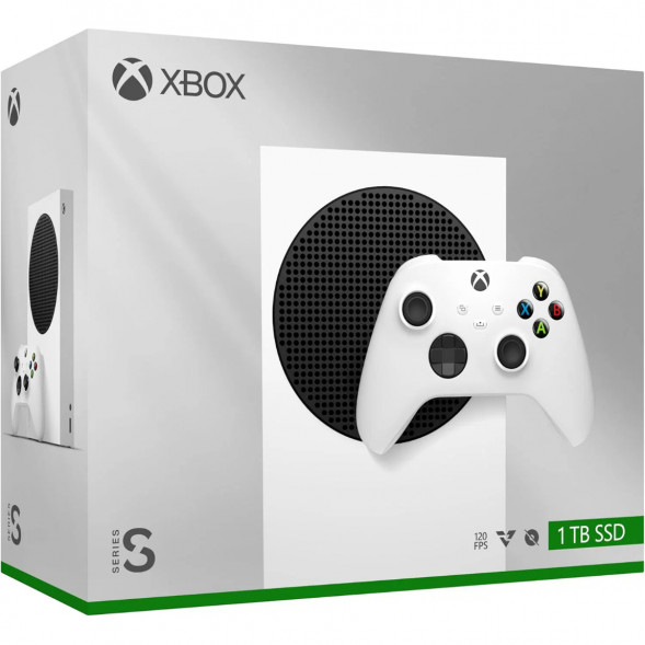Игровая приставка Microsoft Xbox Series S, 1 ТБ, белый в Чебоксарах