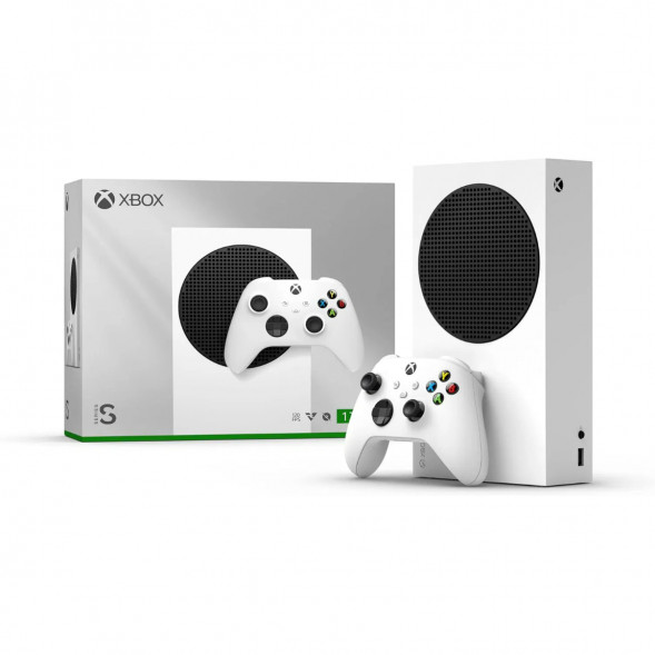 Игровая приставка Microsoft Xbox Series S, 1 ТБ, белый в Чебоксарах