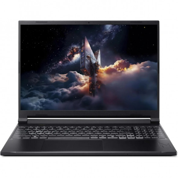 Ноутбук Acer Nitro V 16S ANV16S-71-57UH (16&amp;quot;, 2025, IPS, Intel Core 5 210H 2.2ГГц, 8 ядер, 16ГБ DDR5, 1ТБ SSD, NVIDIA GeForce RTX 5060 - 8 ГБ, без ОС), черный в Чебоксарах