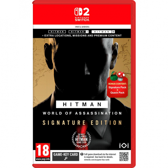 Игра Hitman World of Assassination Signature Edition [Nintendo Switch 2, русские субтитры] в Чебоксарах