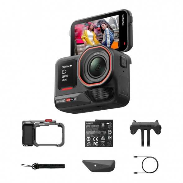 Экшн-камера Insta360 Ace Pro 2 Single Battery Xplorer Bundle, Gray в Чебоксарах
