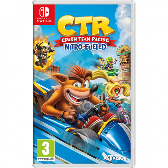 Игра Crash Team Racing Nitro-Fueled для Nintendo Switch, картридж в Чебоксарах