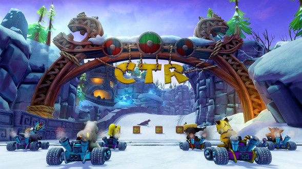 Игра Crash Team Racing Nitro-Fueled для Nintendo Switch, картридж в Чебоксарах