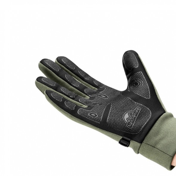 Перчатки сенсорные спортивные Naturehike Outdoor Full Touch GL10 (серый, L) в Чебоксарах
