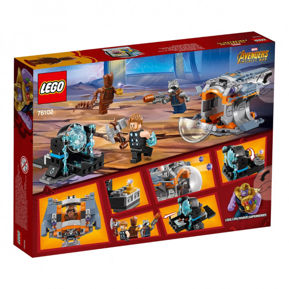 Конструктор LEGO Super Heroes 76102 Война бесконечности: В поисках оружия Тора в Чебоксарах