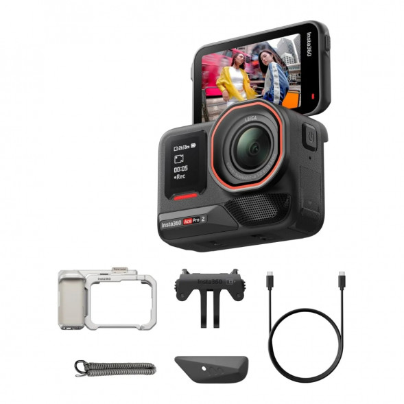Экшн-камера Insta360 Ace Pro 2 Single Battery Xplorer Bundle, Silver в Чебоксарах