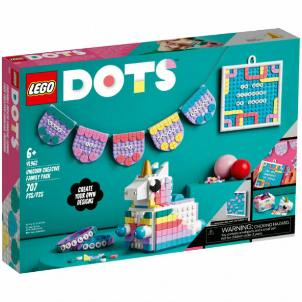 Конструктор LEGO DOTS 41962 Творческий семейный набор «Единорог» в Чебоксарах