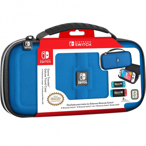 Чехол BIG BEN Deluxe для Nintendo Switch/OLED/Lite, синий в Чебоксарах