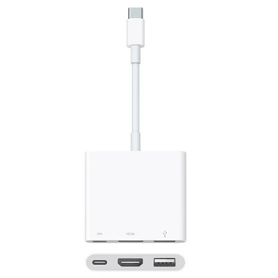 Адаптер Apple USB-C Digital AV Multiport Adapter, бел, MUF82ZM/A в Чебоксарах
