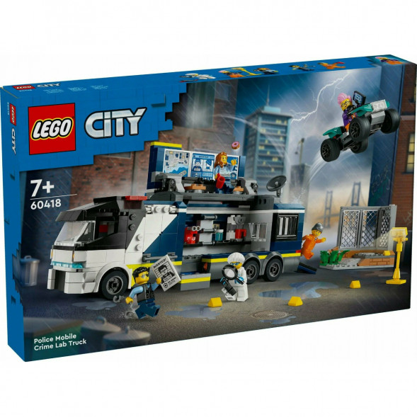 Конструктор LEGO City 60418 Полицейский грузовик криминалистической лаборатории в Чебоксарах
