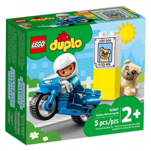 Конструктор LEGO DUPLO 10967 Полицейский мотоцикл в Чебоксарах