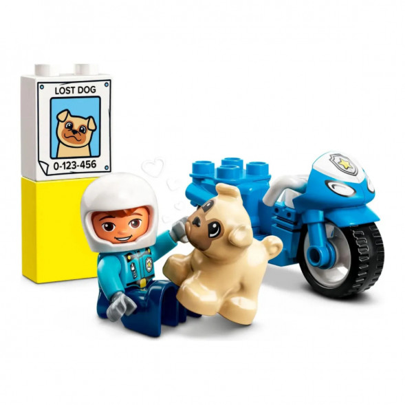 Конструктор LEGO DUPLO 10967 Полицейский мотоцикл в Чебоксарах