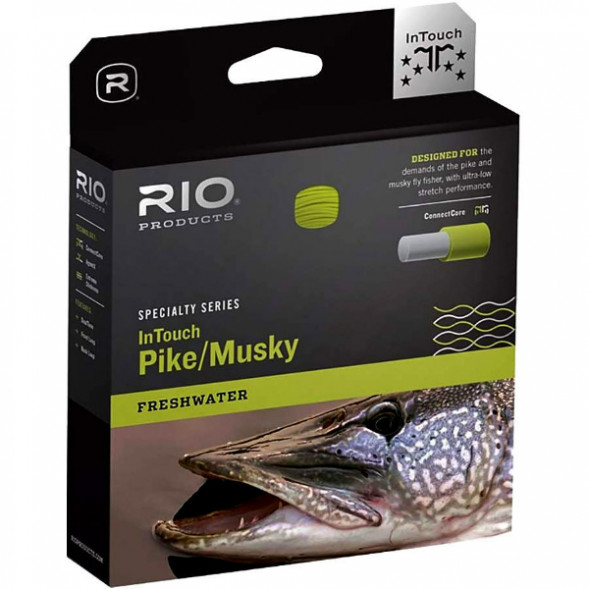 Леска RIO InTouch Pike/Musky WF8F/I, Gray/Yellow в Чебоксарах