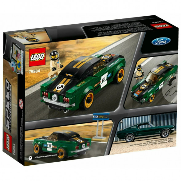 Конструктор LEGO Speed Champions 75884 1968 Ford Mustang Fastback в Чебоксарах
