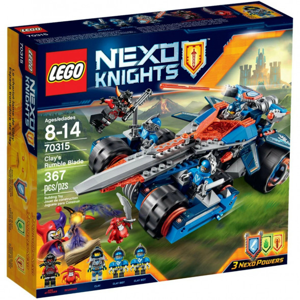 Конструктор LEGO Nexo Knights 70315 Устрашающий разрушитель Клэя в Чебоксарах