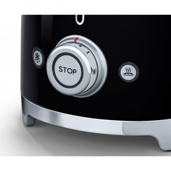 Тостер Smeg TSF01BLEU, черный в Чебоксарах