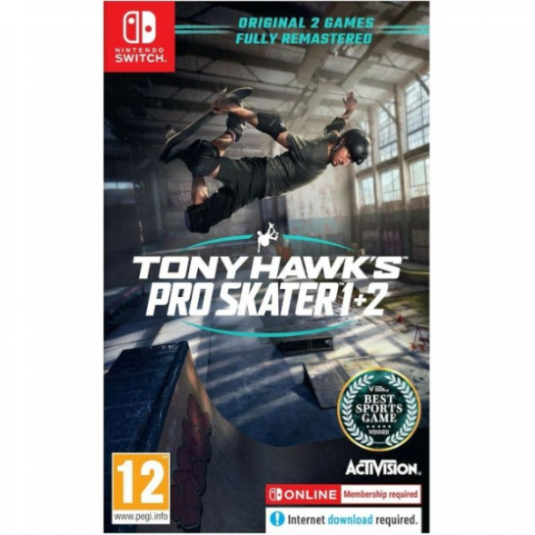 Игра Tony Hawk`s Pro Skater 1+2 [Nintendo Switch, английская версия] в Чебоксарах