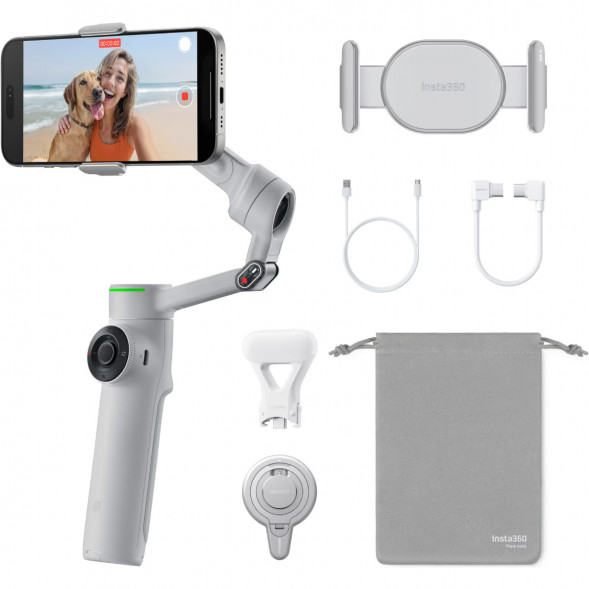 Стабилизатор Insta360 Flow 2 Pro Creator Kit, Stone Gray в Чебоксарах