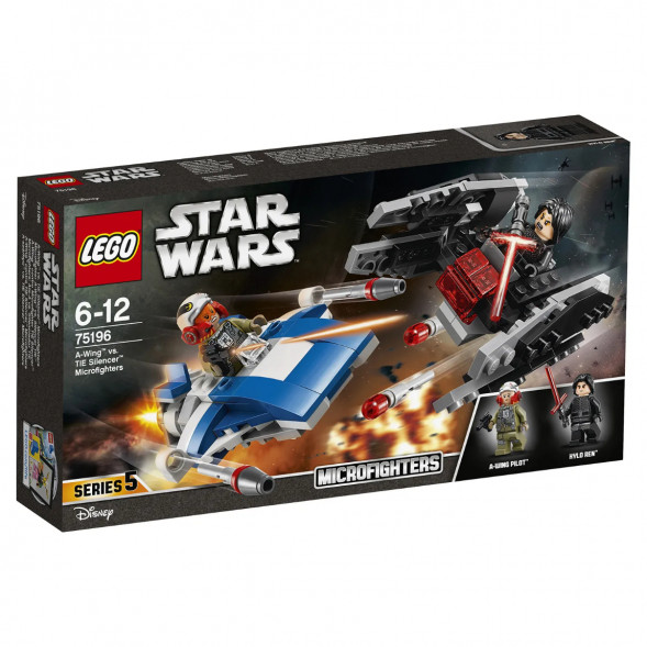 Конструктор LEGO Star Wars 75196 Истребитель типа A против бесшумного истребителя СИД в Чебоксарах