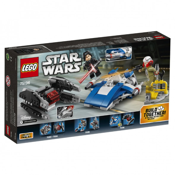 Конструктор LEGO Star Wars 75196 Истребитель типа A против бесшумного истребителя СИД в Чебоксарах