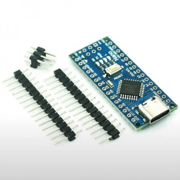 Микроконтроллер Arduino NANO TYPE-C V3.0 (совместимый) Atmega328 CH340 в Чебоксарах