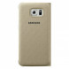 Чехол для Samsung Galaxy S6 S-View Cover (EF-CG920BFE), Gold в Чебоксарах