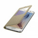 Чехол для Samsung Galaxy S6 S-View Cover (EF-CG920BFE), Gold в Чебоксарах