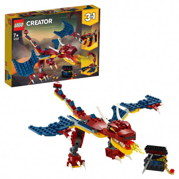 Конструктор LEGO Creator 31102 Огненный дракон в Чебоксарах