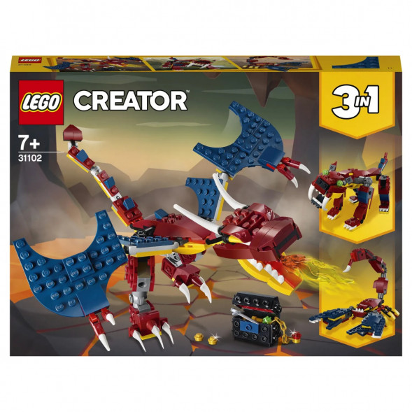Конструктор LEGO Creator 31102 Огненный дракон в Чебоксарах