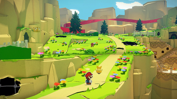 Игра Paper Mario: The Origami King [Nintendo Switch, английская версия] в Чебоксарах