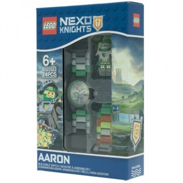 Часы LEGO Nexo Knights 8020523 Аарон с минифигуркой в Чебоксарах
