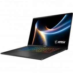Ноутбук игровой MSI Stealth 16 AI+ B3WH-013RU (16&amp;quot;, OLED, Intel Core Ultra 9 386H 2.1ГГц, 16 ядер, 32ГБ DDR5, 1ТБ SSD, NVIDIA GeForce RTX 5070 Ti, Windows 11), черный