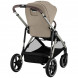 Детская коляска Cybex Gazelle S TPE Almond Beige с корзиной и дождевиком в Чебоксарах