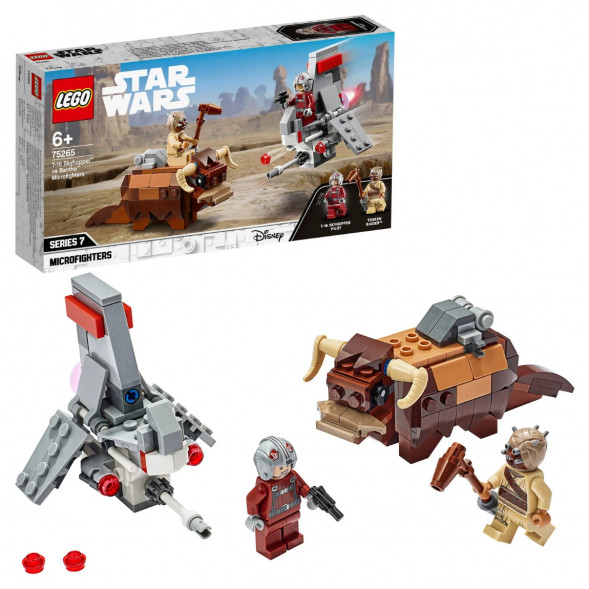 Конструктор LEGO Star Wars 75265 Микрофайтеры Скайхоппер T-16 против Банты в Чебоксарах